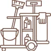 Cleaning bucket icon